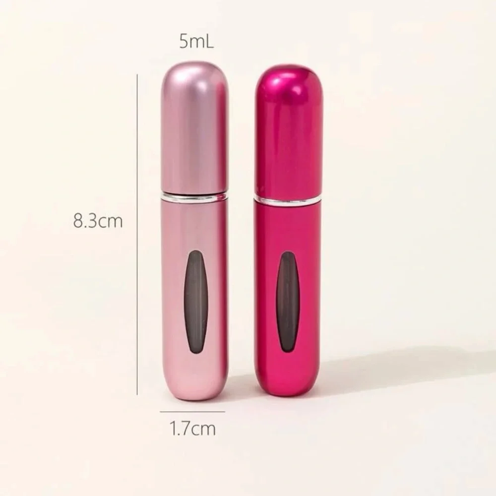 2pcs 5ML Empty Refillable Mini Perfume Bottle Container for Travel - Picture 3 of 4